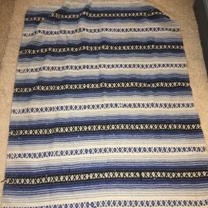 Mexican woven blanket!